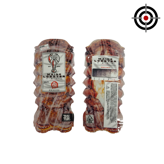 Maine Lobster Tail Mylar Bags 3.5g The Ten Co