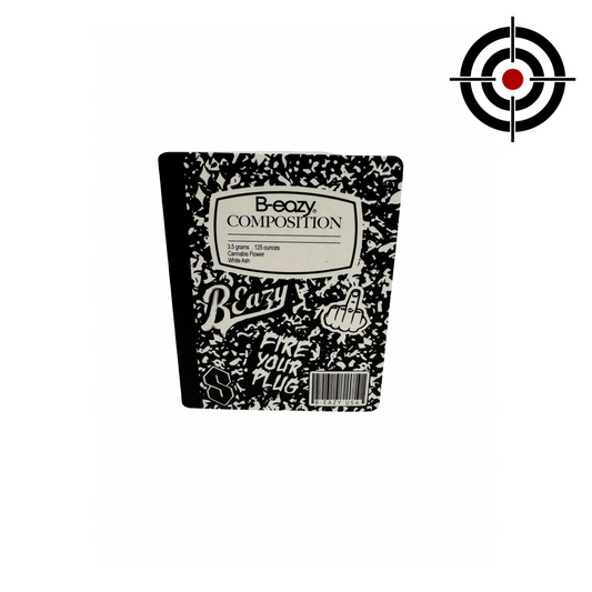 Composition Book Mylar Bags 3.5g B-Eazy (READ DESCRIPTION)