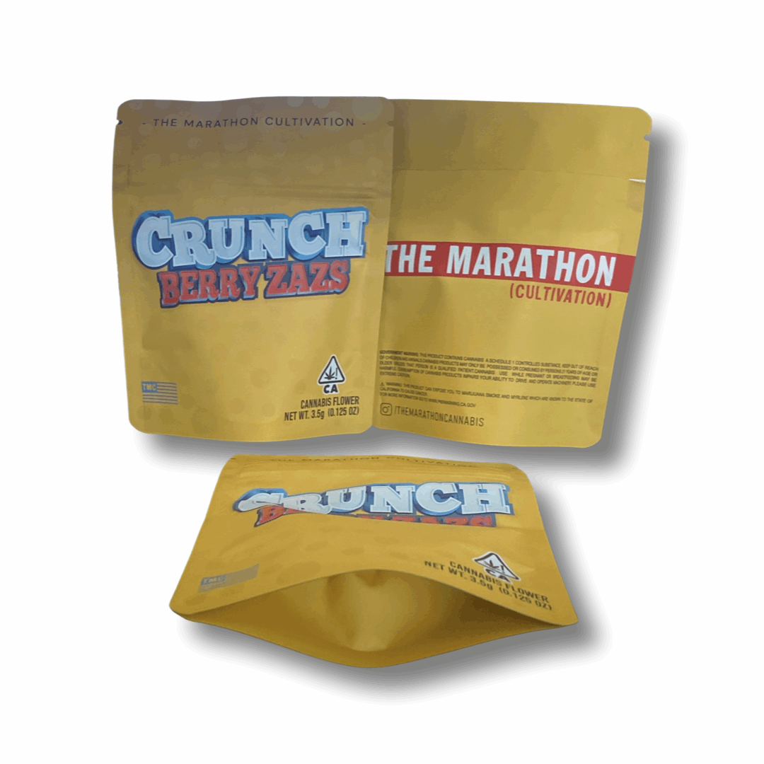 Crunch Berry Zazs Mylar Bags 3.5g - Empty Packaging