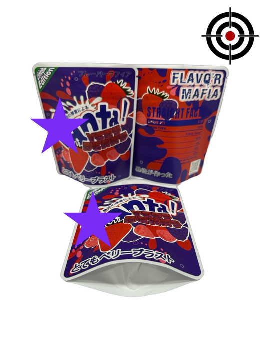 Very Berry £anta 3.5g Mylar Bags Flavor Mafia