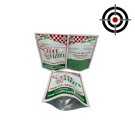 Good Pizzza Mylar Bags 3.5g Good Pizzza