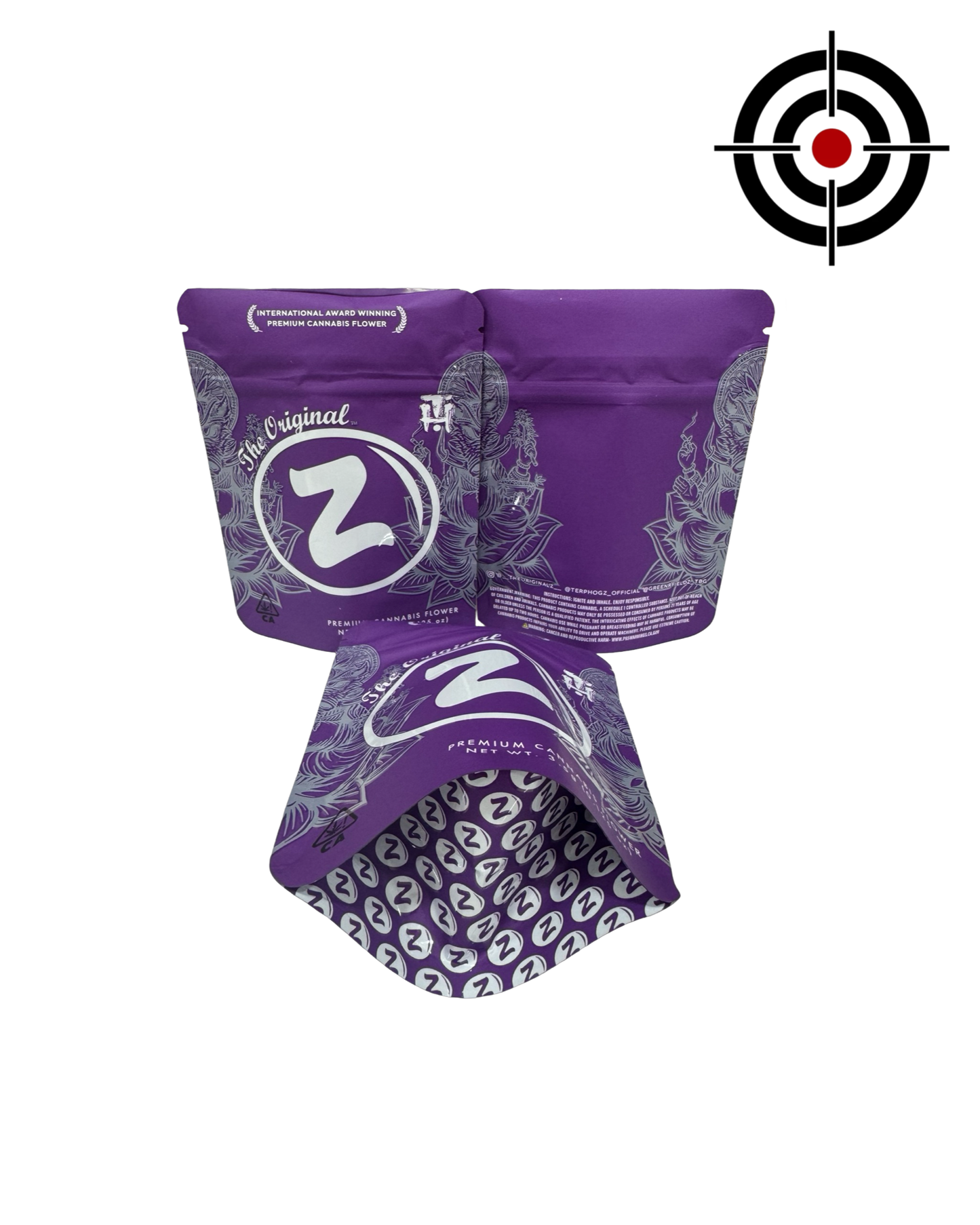 The Original Z (Purple Bag) Mylar Bags 3.5g