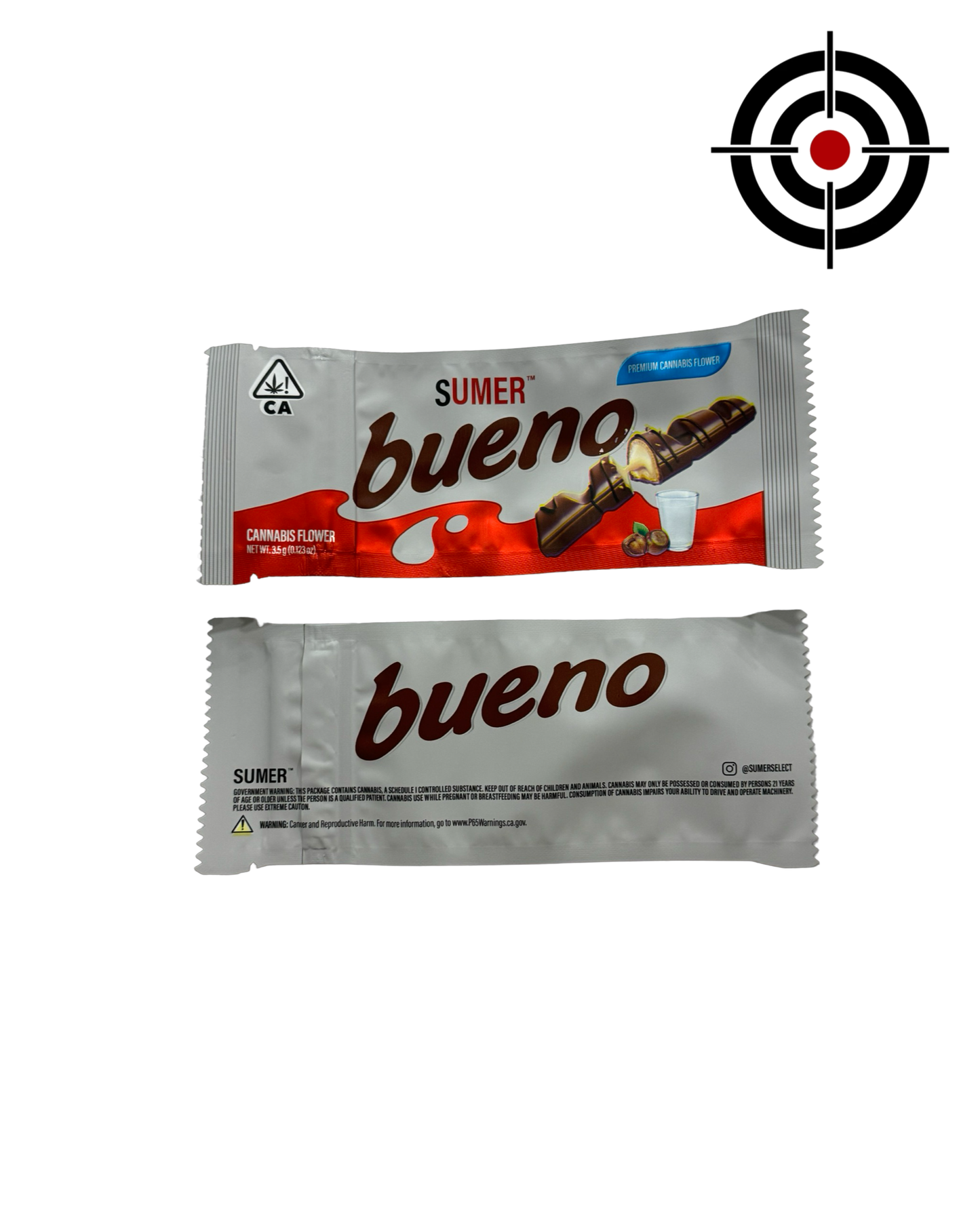 Buenoz Mylar Bags 3.5g Sumer (Heat Seal Required)