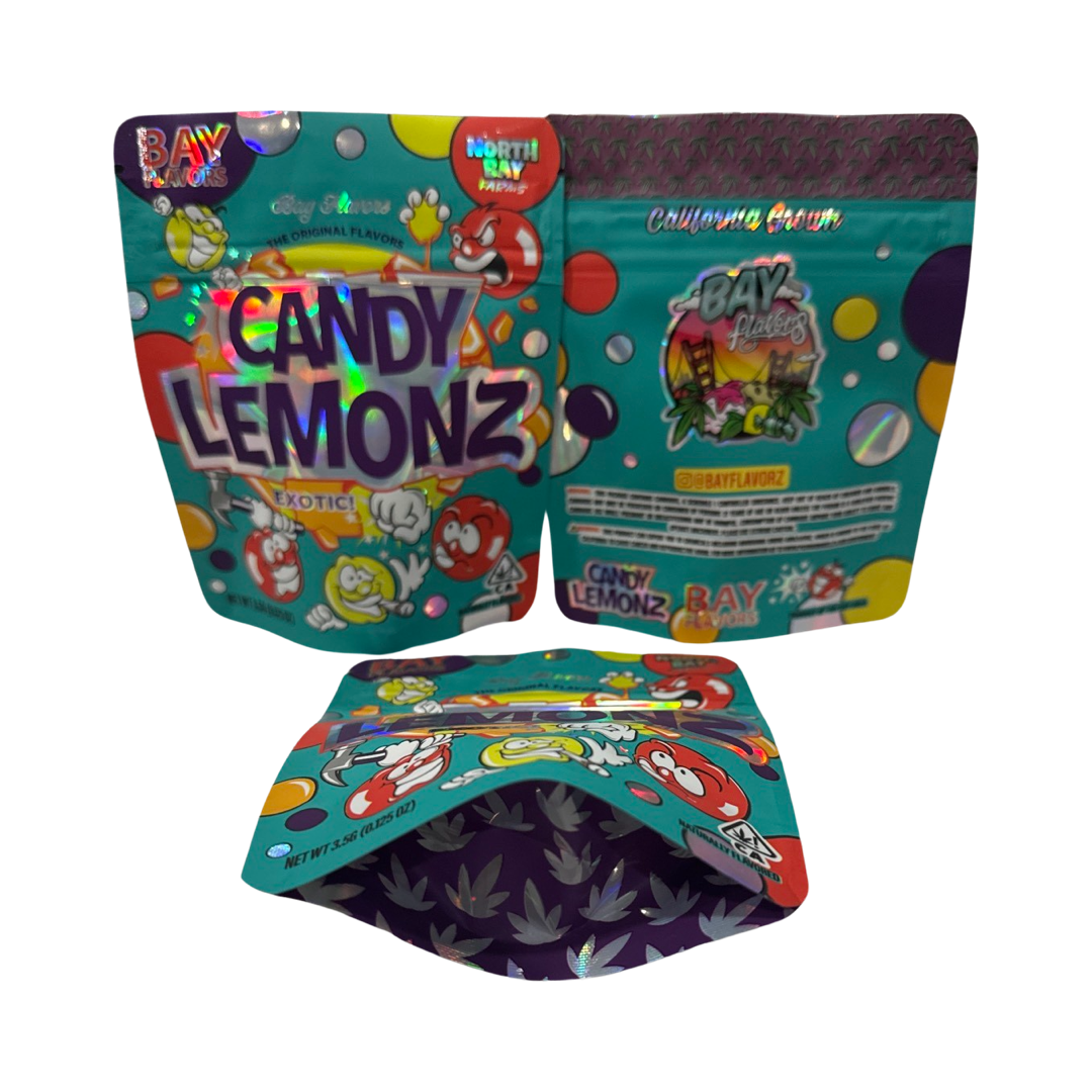 Candy Lemonz Mylar Bags 3.5g Bay Flavors