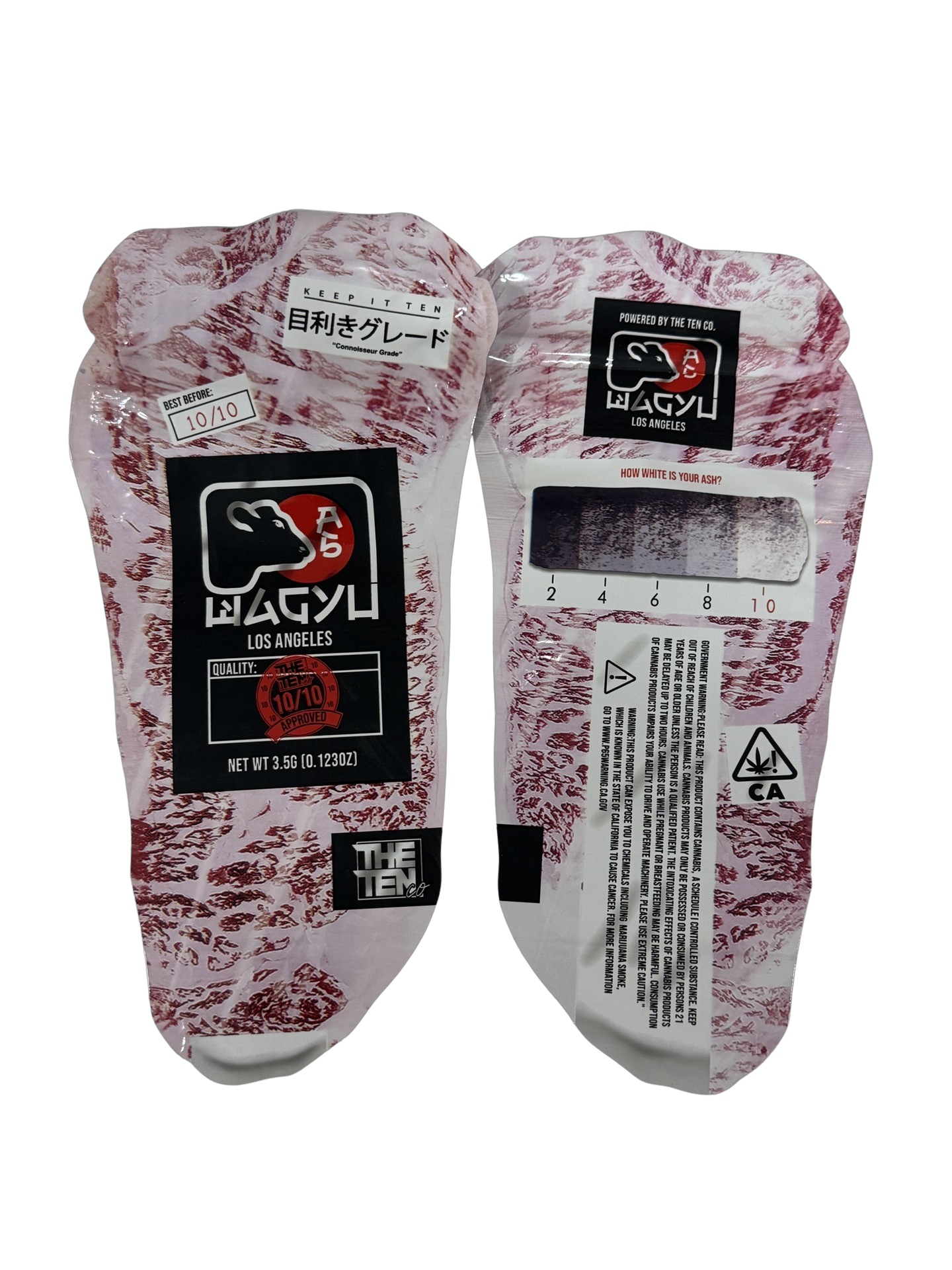 Wagyu Mylar Bags 3.5g The Ten Co