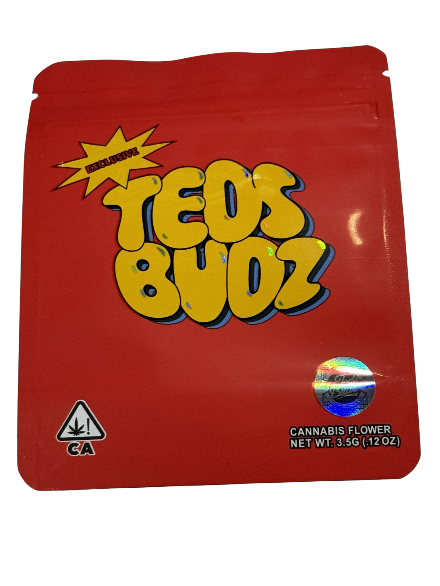 Teds Budz Mylar Bags 3.5g