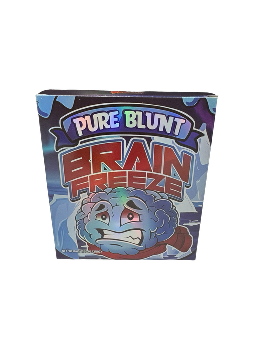 Brain Freeze 3.5g Mylar Bags & Boxes Pure Blunt