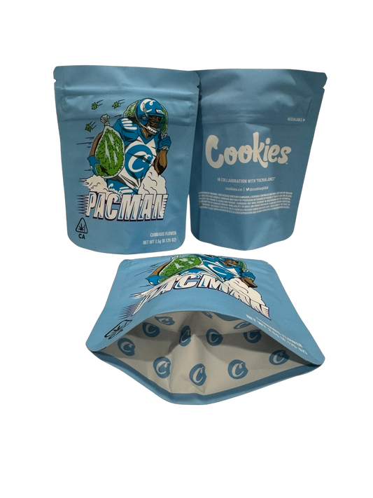 Pac Man Mylar Bags 3.5g Cookies