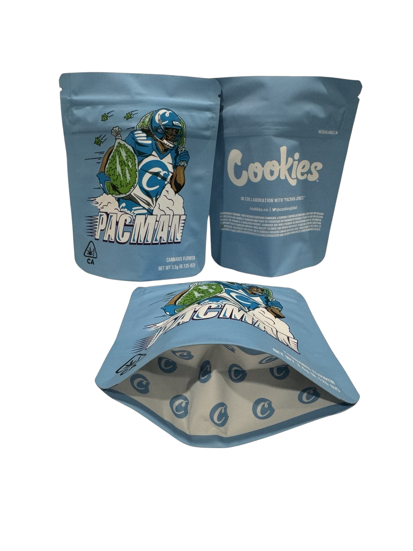 Pac Man Mylar Bags 3.5g Cookies