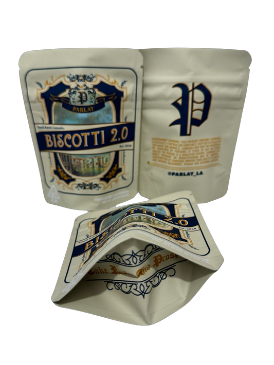 Biscotti 2.0 Mylar Bags 3.5g Parlay