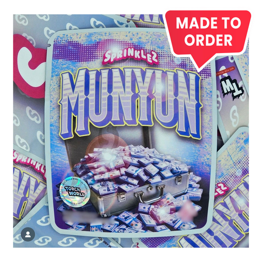 Munyun 3.5g Mylar Bags Sprinklez Torch World (made-to-order)