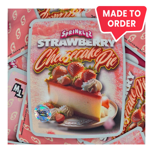 Strawberry Cheesecake Pie 3.5g Mylar Bags Sprinklez Torch World (made-to-order)