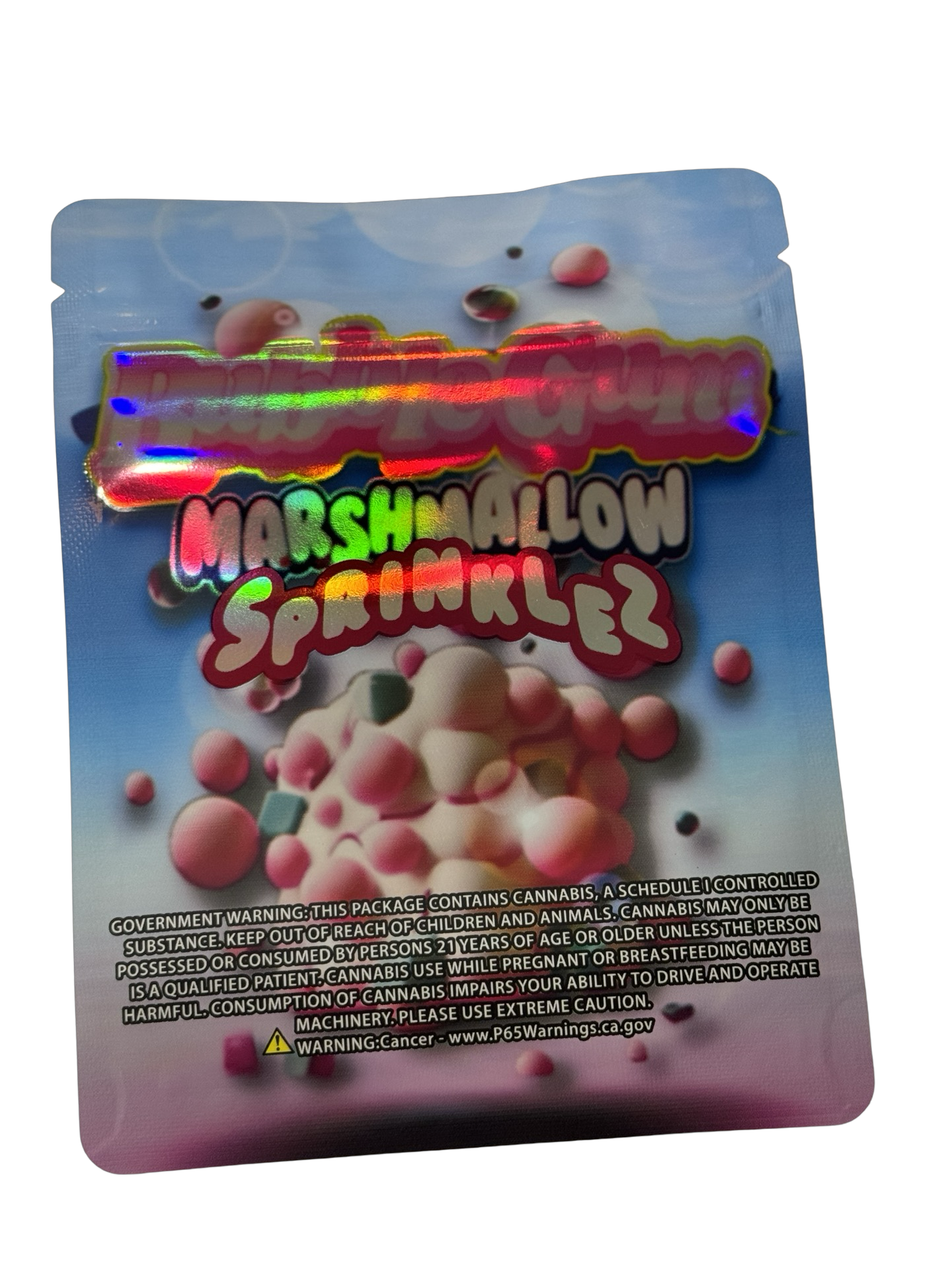 Bubblegum Marshmallow Mylar Bags 3.5g Sprinklez