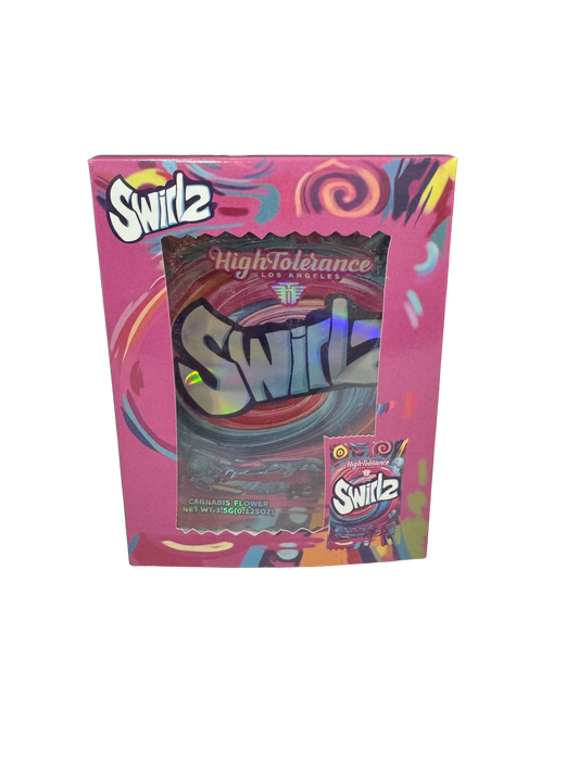Swirlz 3.5g Mylar Bags & Boxes High Tolerance