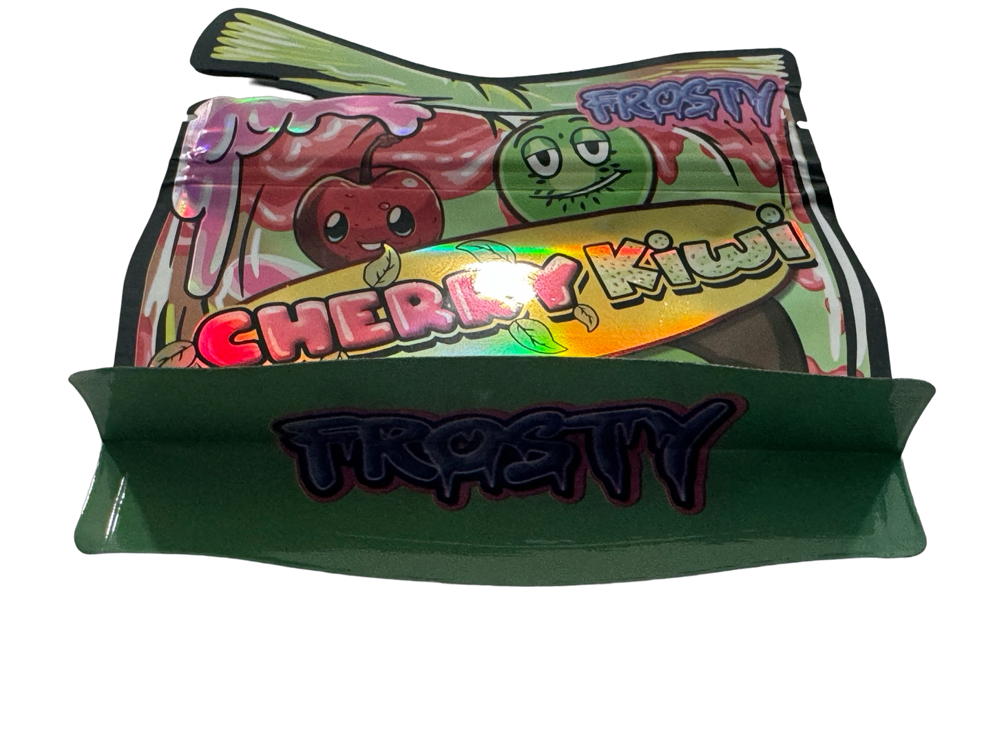 Cherry Kiwi Mylar Bags 3.5g Frosty