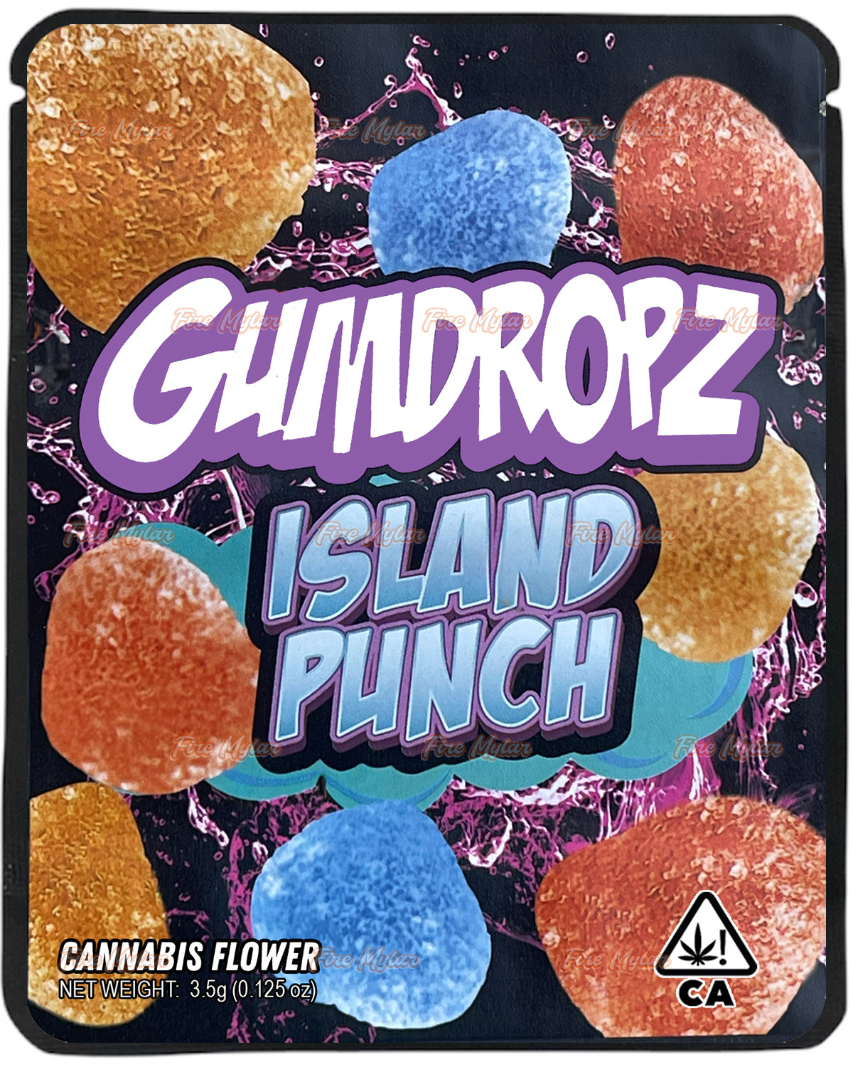 Island Punch Gumdropz 3.5g Mylar Bags Sprinklez Torch World