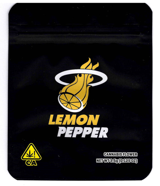 Lemonnade Mylar Bags 3.5g - Lemon Pepper
