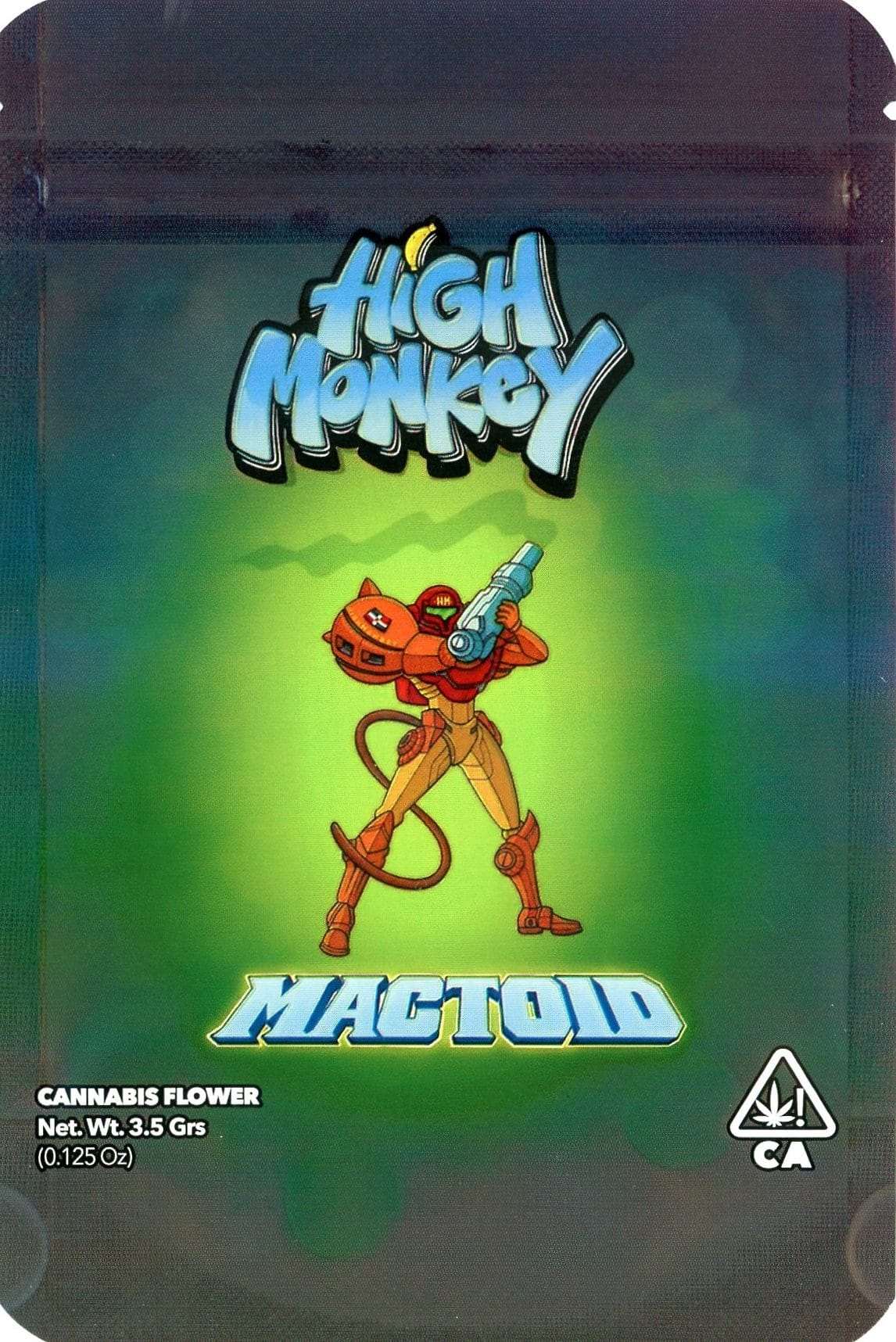 High Monkey Mylar Bags 3.5g - Mactoid
