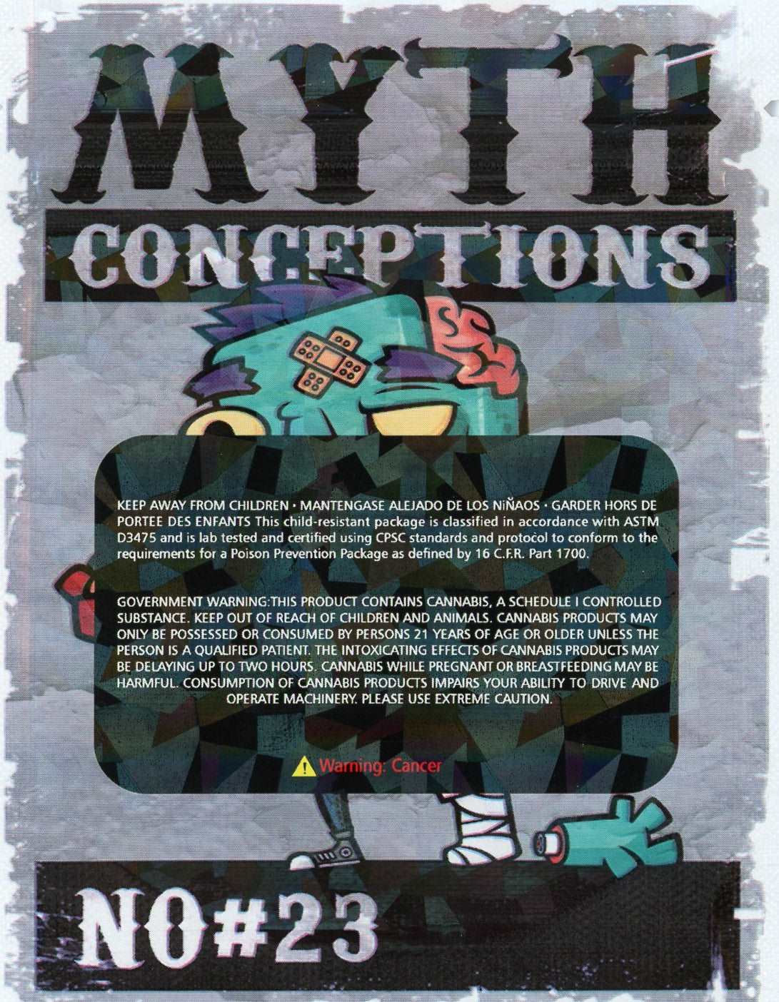 Bag Boyz Mylar Bags 3.5g - Myth Conceptions Gelato