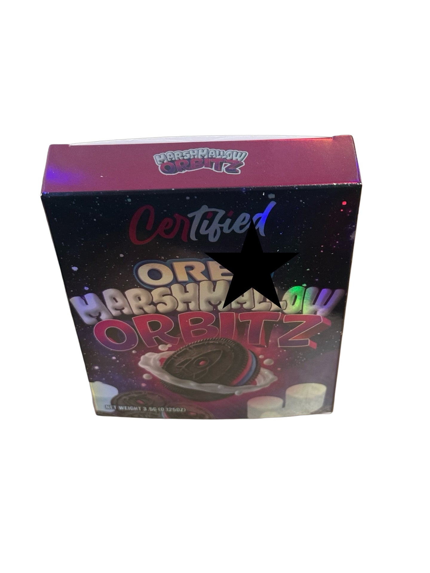 Marshmallow Orbitz Oreoz 3.5g Mylar Bags & Boxes Certified