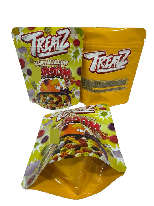 Marshmallow Zaboom Mylar Bags 3.5g Treatz