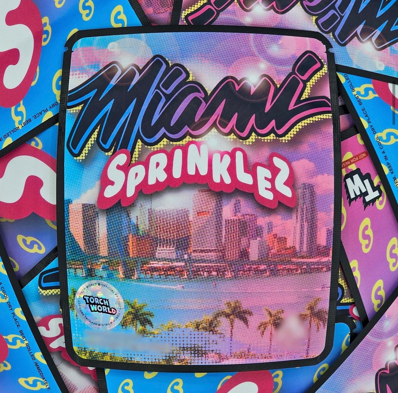 Miami 3.5g Mylar Bags Sprinklez Torch World