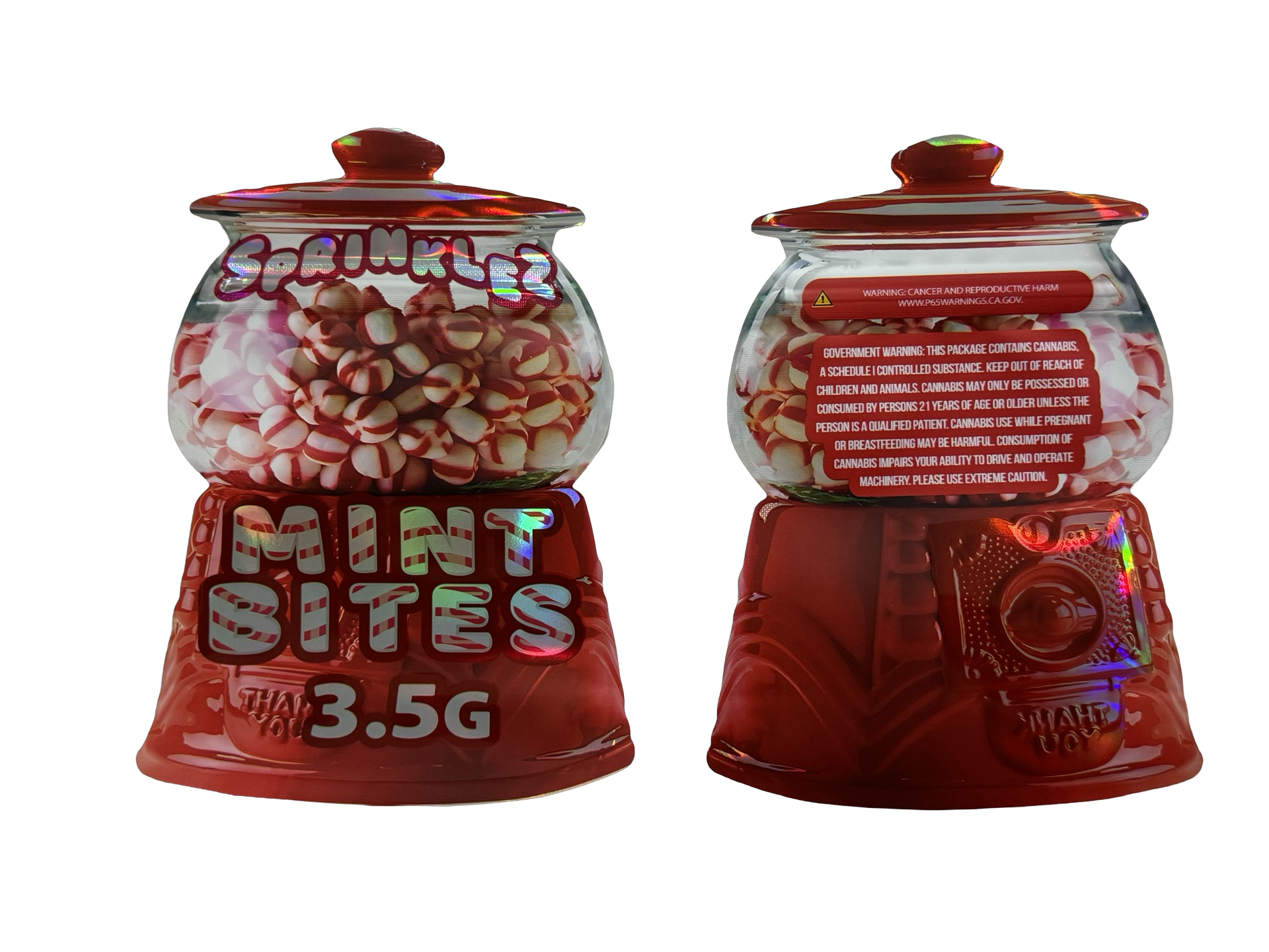 Mint Bites Mylar Bags 3.5g Sprinklez