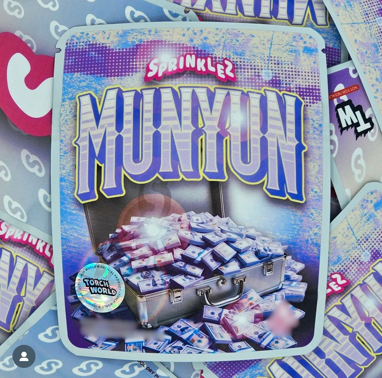 Munyun 3.5g Mylar Bags Sprinklez Torch World