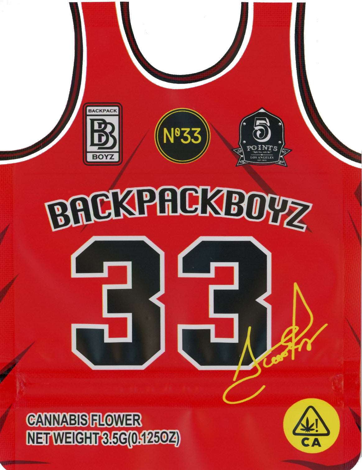 Backpack Boyz Mylar Bags 3.5g - N33