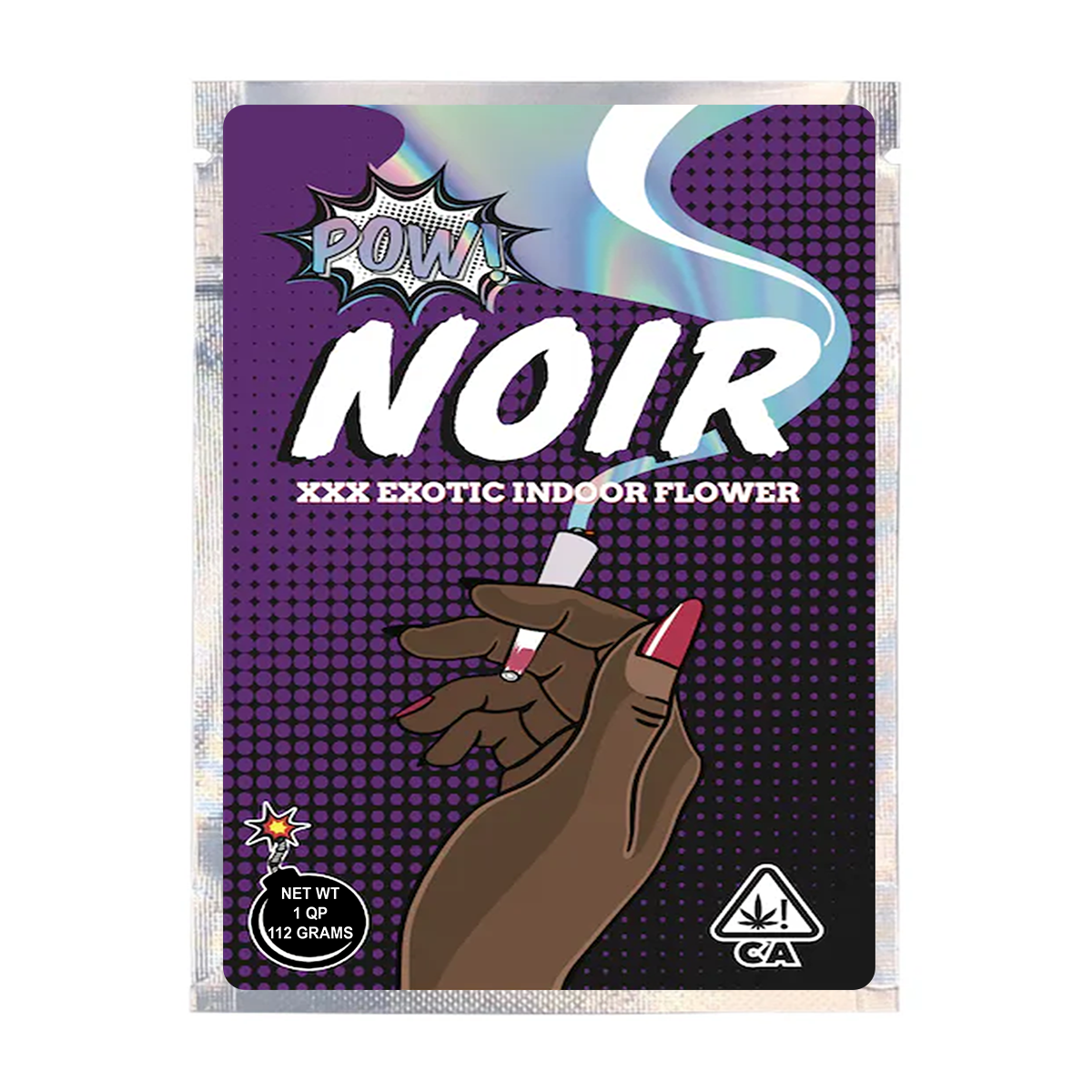 Noir 112g Mylar Bags POW