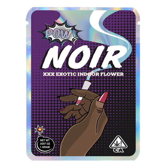 Noir 1g Mylar Bags POW