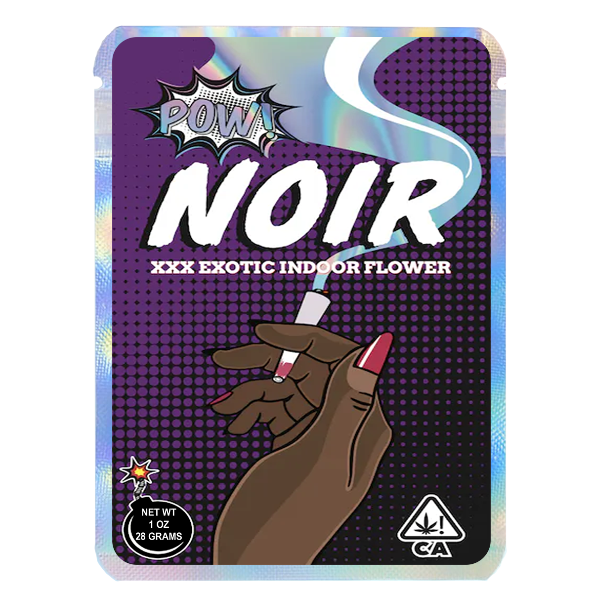 Noir 28g Mylar Bags POW