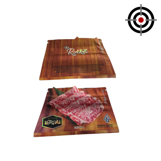 Olive Wagyu Edition 2 Mylar Bags 3.5g The Rare