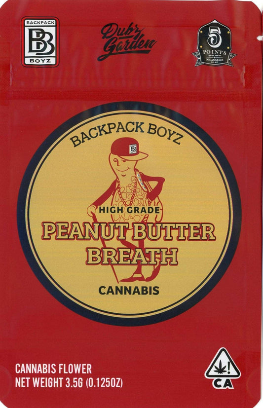 Backpack Boyz Mylar Bags 3.5g - Peanut Butter Breath