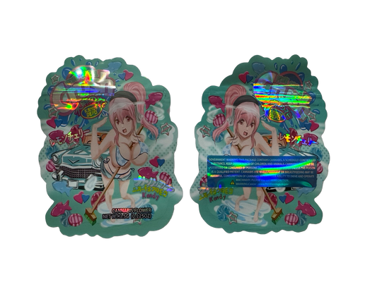 Pink Coral Crush Mylar Bags 3.5g Kandy Depo