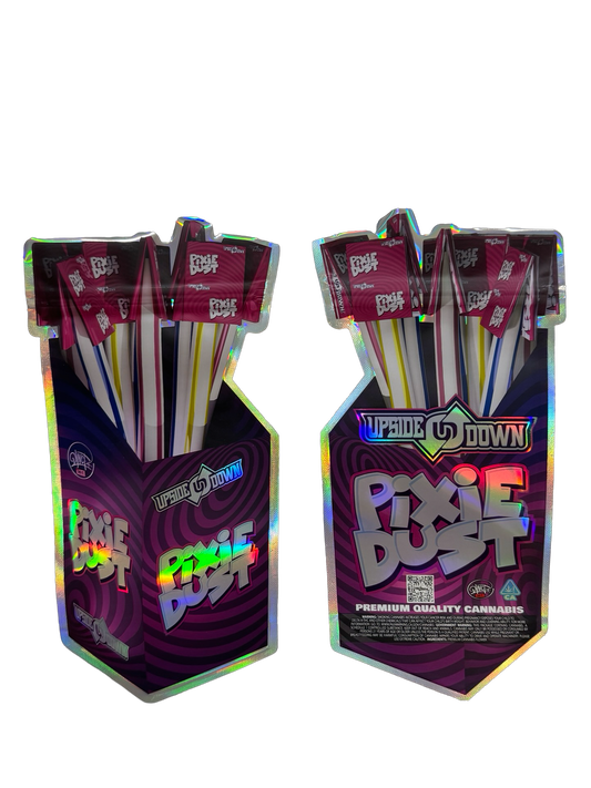 Pixie Dust Mylar Bags 3.5g Upside Down