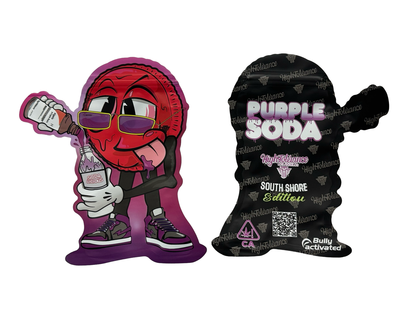 Purple Soda Mylar Bags 3.5g High Tolerance