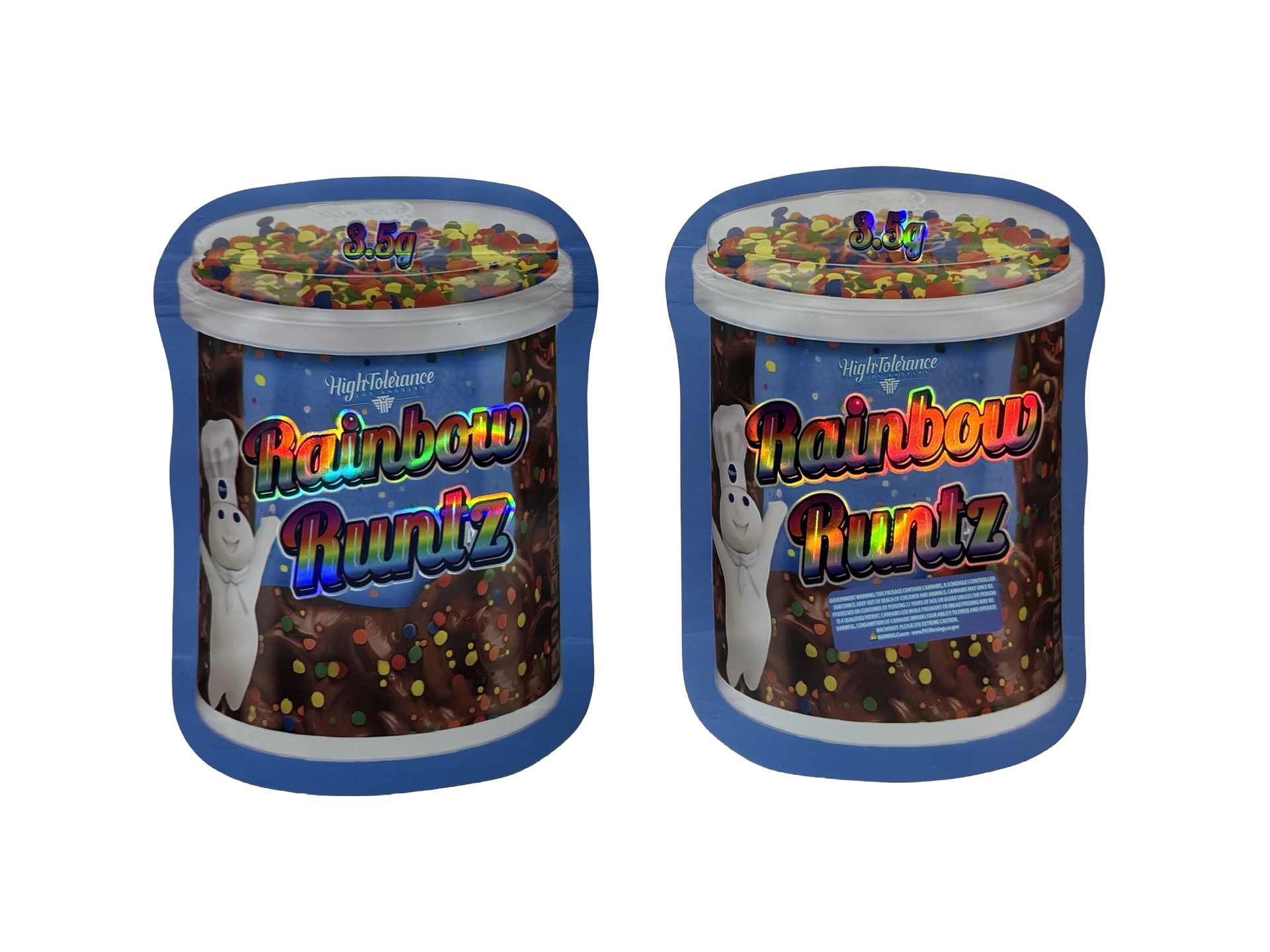 Rainbow Runtz Mylar Bags 3.5g High Tolerance