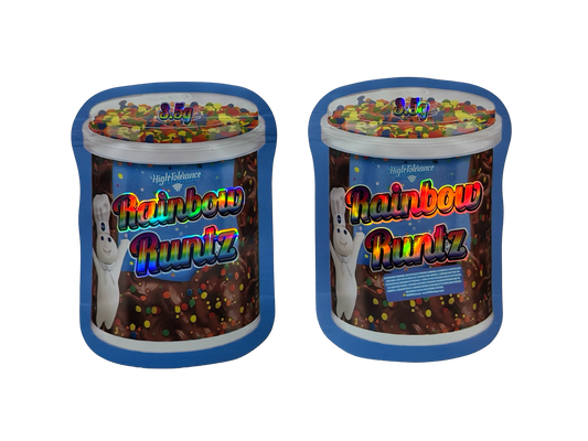 Rainbow Runtz Mylar Bags 3.5g High Tolerance