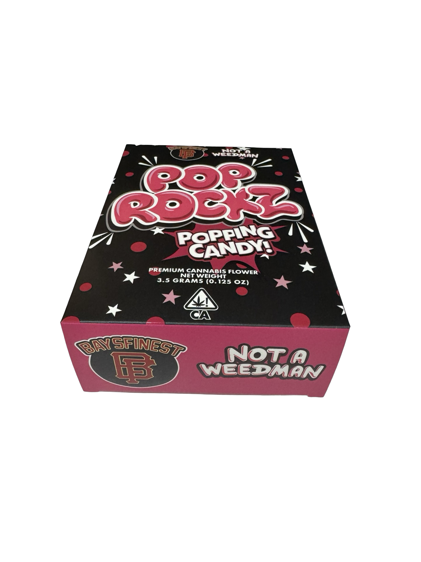 Raspberry Pop Rockz 3.5g Mylar Bags & Boxes Bays Finest