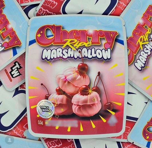 Ripe Cherry Marshmallow 3.5g Mylar Bags Sprinklez Torch World