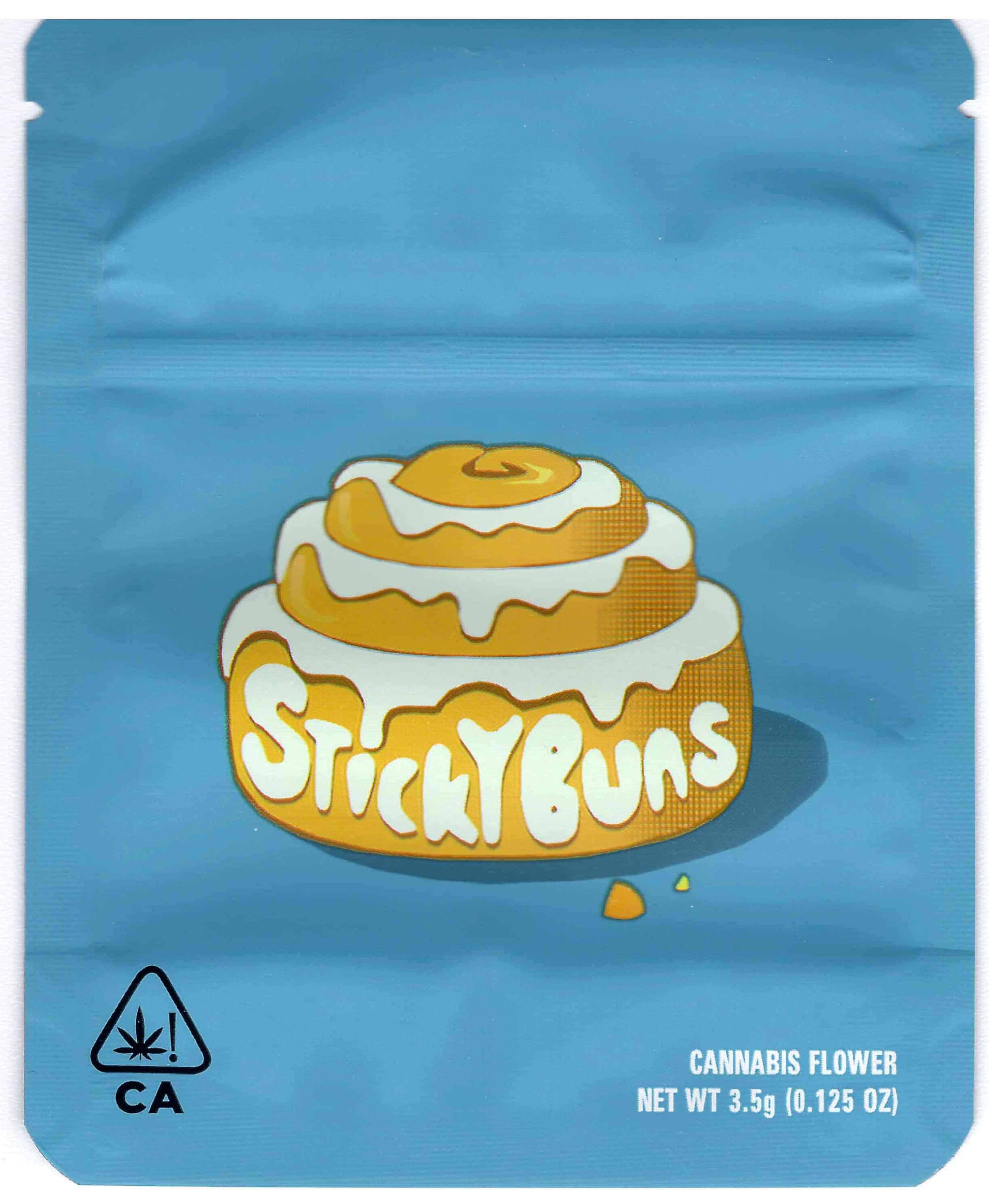 Cookies Mylar Bags 3.5g - Sticky Buns