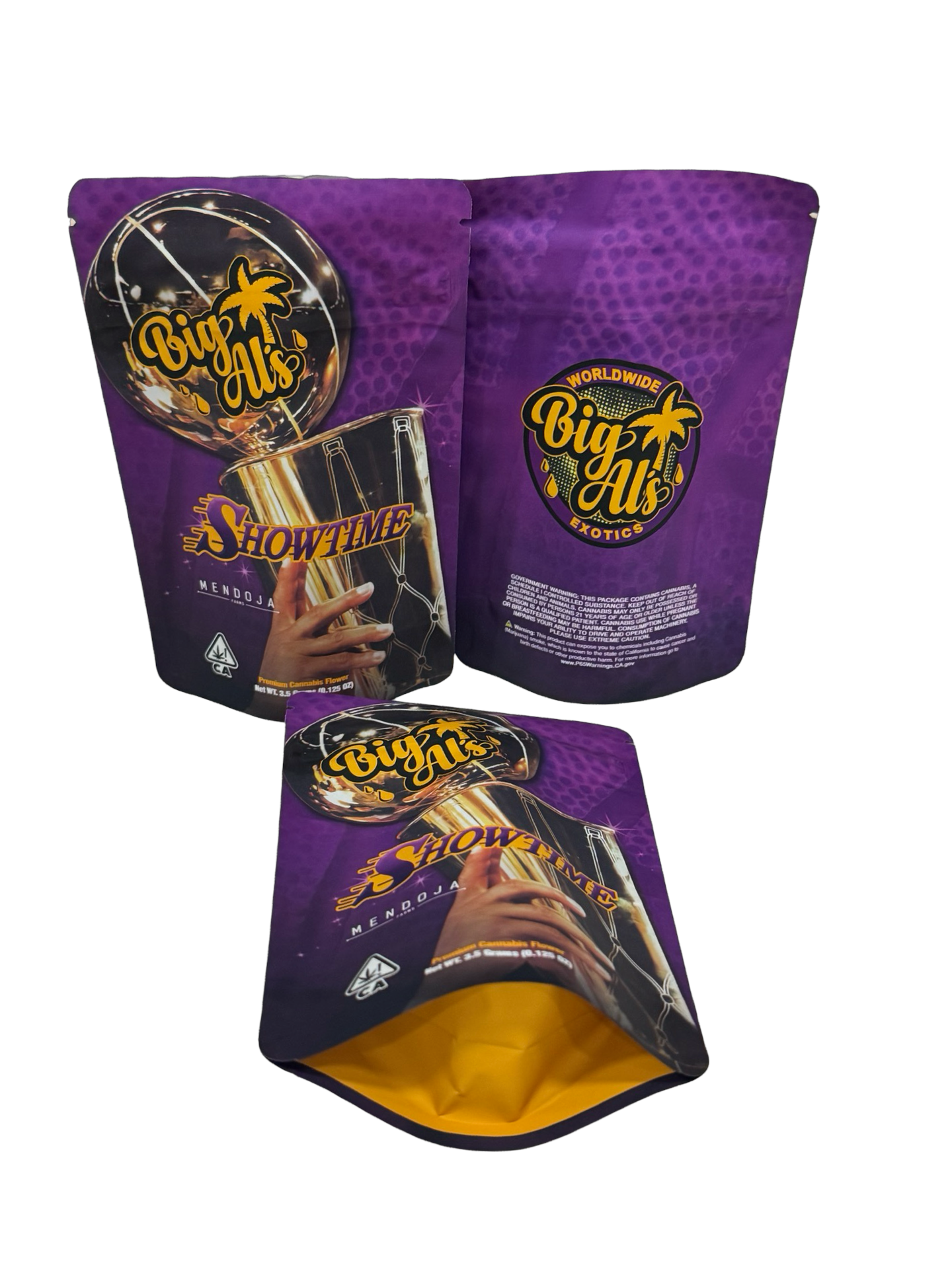 Showtime Mylar Bags 3.5g Big Al’s