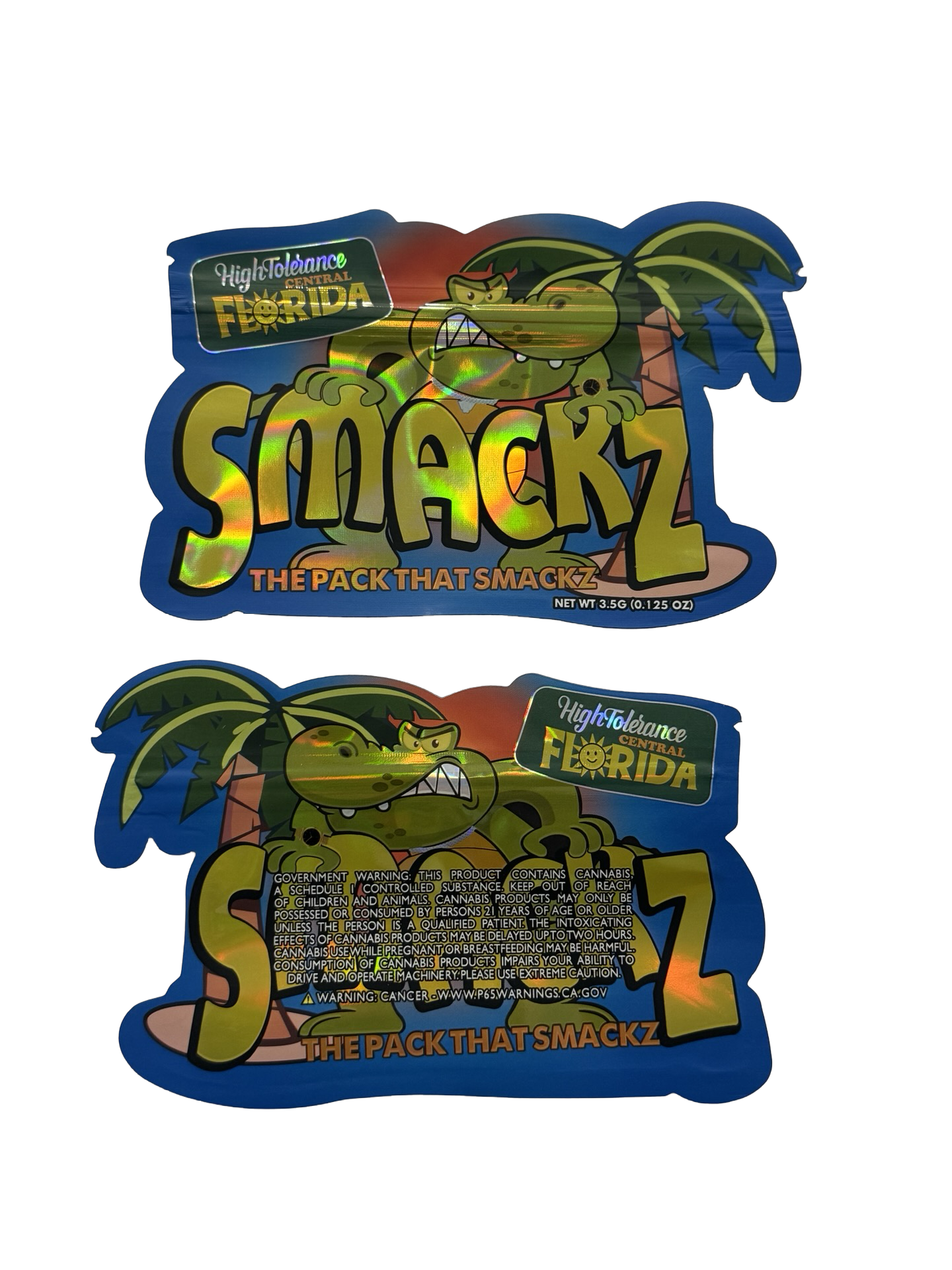 Smackz Mylar Bags 3.5g High Tolerance