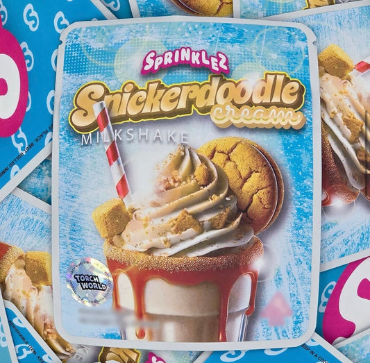 Snickerdoodle Cream Milkshake 3.5g Mylar Bags Sprinklez Torch World 