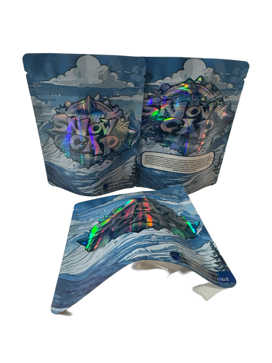 Snow Cap Mylar Bags 3.5g