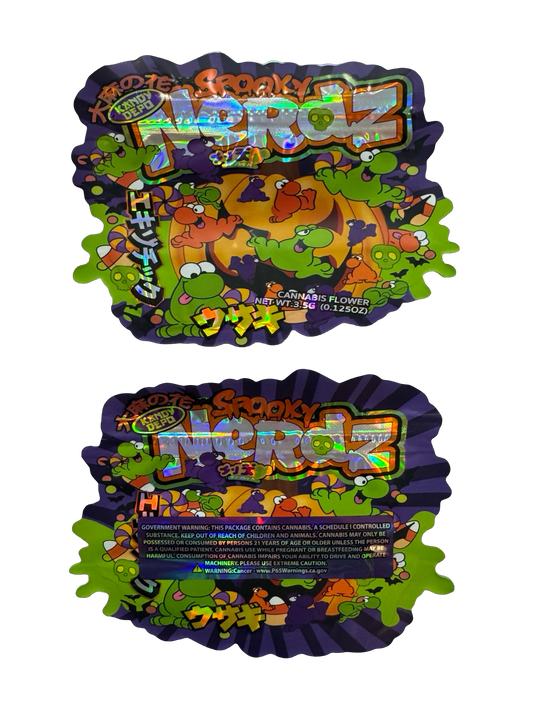 Spooky Nerdz Mylar Bags 3.5g Kandy Depo