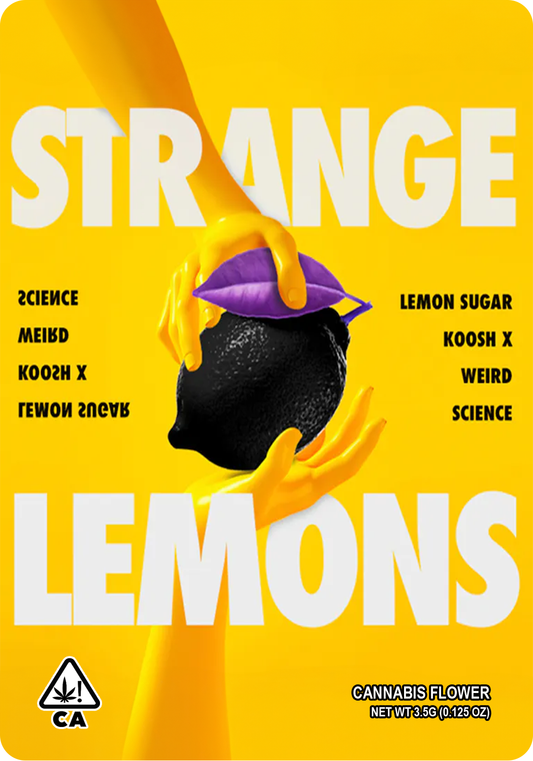 Strange Lemons Mylar Bags Phat Panda