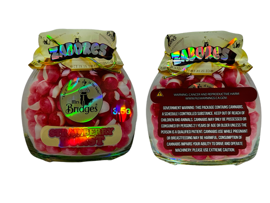 Strawberry Burst Mylar Bags 3.5g Zabores