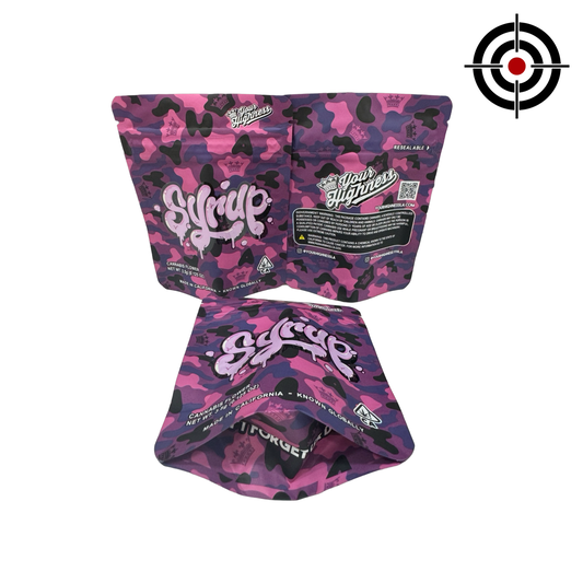 Syrup Mylar Bags 3.5g Your Highness